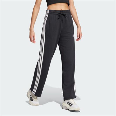 Essentials 3-Stripes French Terry Açık Paça Eşofman Altı