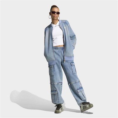 SST Oversized Denim Eşofman Üstü