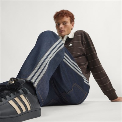 Firebird Adicolor Mid-Rise Straight Leg Denim Jean Pantolon