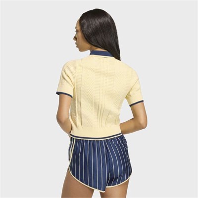 Cable Knit Cali Polo Tişört
