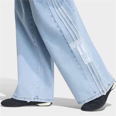 adibreak Mid-Rise Wide-Leg Denim Pantolon