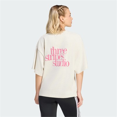 3 Stripes Studio Boyfriend Tişört