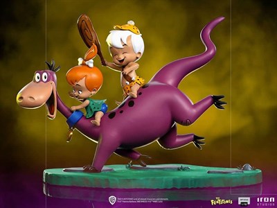 Dino, Pebbles and Bamm-Bamm - The Flintstones Figür - Art Scale 1/10 - Iron Studios