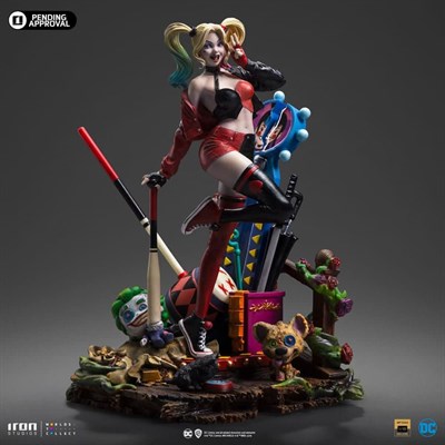 Harley Quinn Deluxe Figür - Gotham City Sirens - Art Scale 1/10 - Iron Studios
