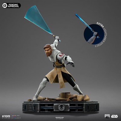 Obi-Wan Kenobi Figür – Star Wars: Clone Wars - Art Scale 1/10 - Iron Studios
