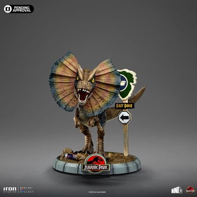 Statue - Statue Dilophosaurus - Jurassic Park - MiniCo - Iron Studios