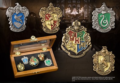 Noble Collection Harry Potter House Crest Pins