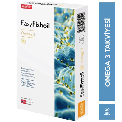 Easy Fish Oil Yetişkin 30 Çiğnenebilir Jel Form