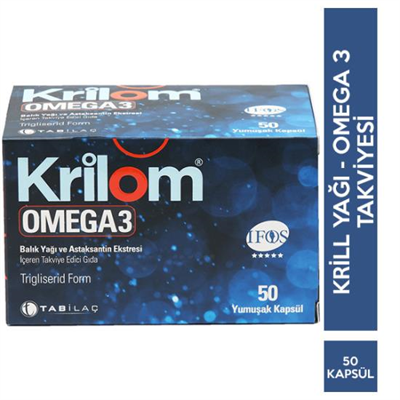 Krilom Omega-3 50 Yumuşak Kapsül