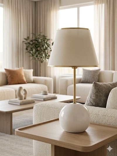 Aura Küre Lambader Başlıklı modern Vintage Bohem abajur Gece lambası ve yatak odası Salon