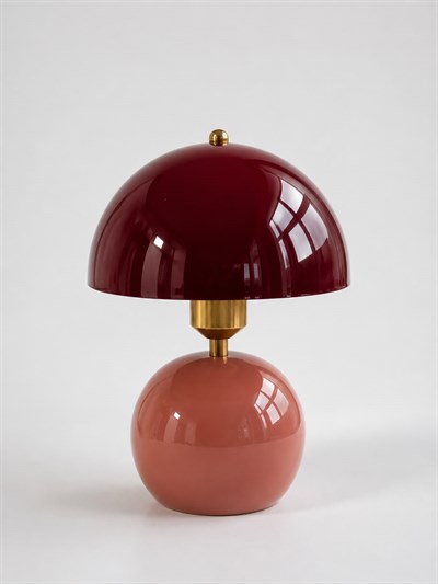 Bordo Somon Petal Modern Abajur Salon Yatak Odası Çocuk Odası Mutfak Oturma Odası
