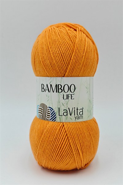 Bamboo Life El Örgü İpi %50 Bambu %50 Akrilik 100gr (2033 PORTAKAL)