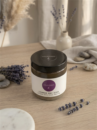 İDALAVENDER LAVANTA ÖZLÜ VÜCUT PEELİNGİ 250 GR