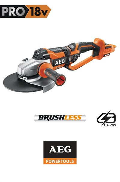 AEG BEWS 18-230 BL - 18V - 0 Akülü Büyük Taşlama (Aküsüz)