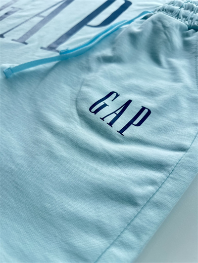 Baskılı Çocuk Şortlu Takım – Mavi