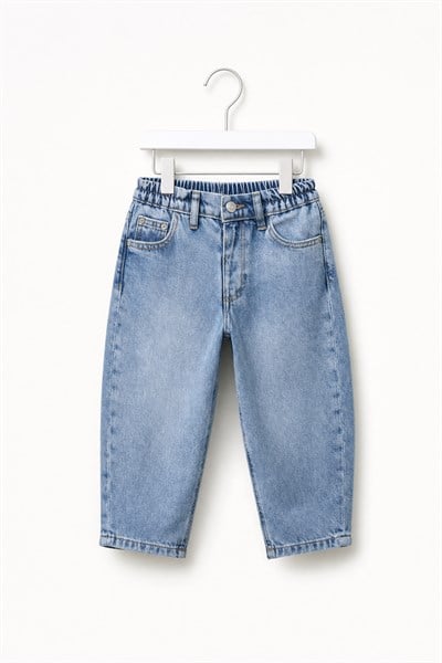 Çocuk Denim Pantolon Mavi