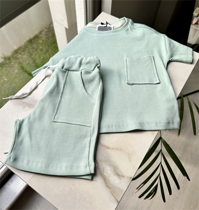Duru Şortlu Takım - Mint Yeşili