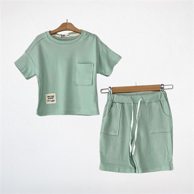 Duru Şortlu Takım - Mint Yeşili