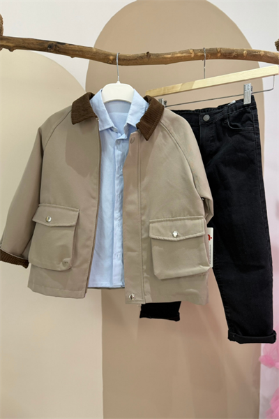 Erkek Çocuk 3lü Takım Ceket Gömlek Pantolon