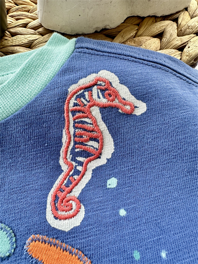 FatFace “Our Fintastic Ocean” Çocuk Tişört – Mavi