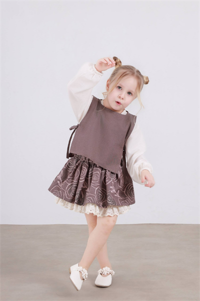 Kız Çocuk 3lü Takım Bej