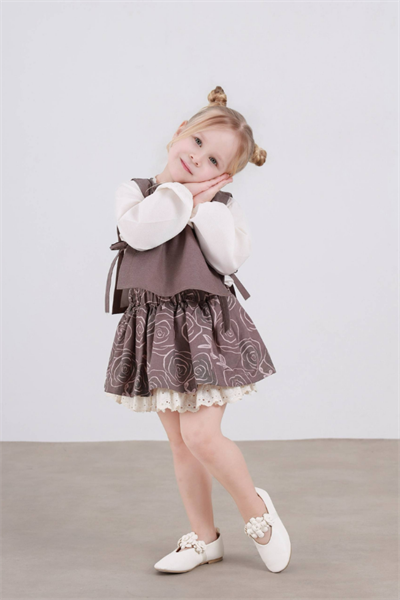 Kız Çocuk 3lü Takım Bej