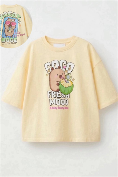 Kız Çocuk CapyBara Tshirt