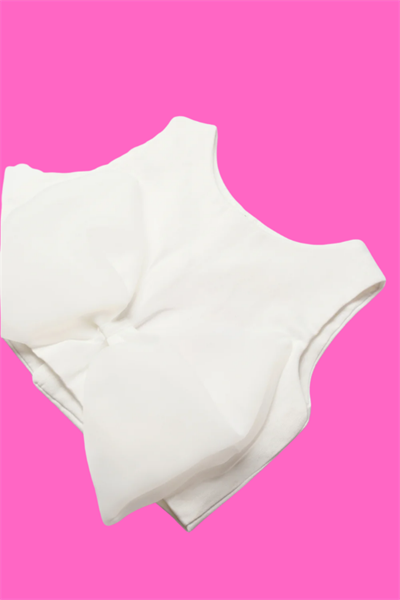 Kız Çocuk Fiyonk Detaylı Crop Ekru