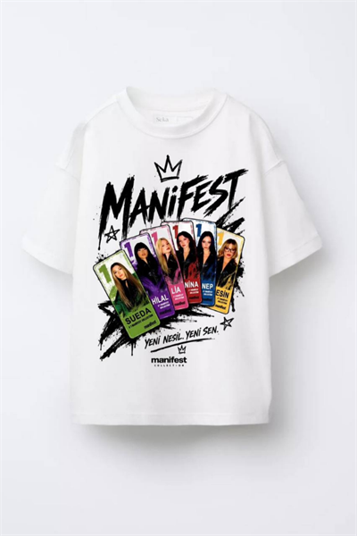 Kız Çocuk Manifest Tshirt