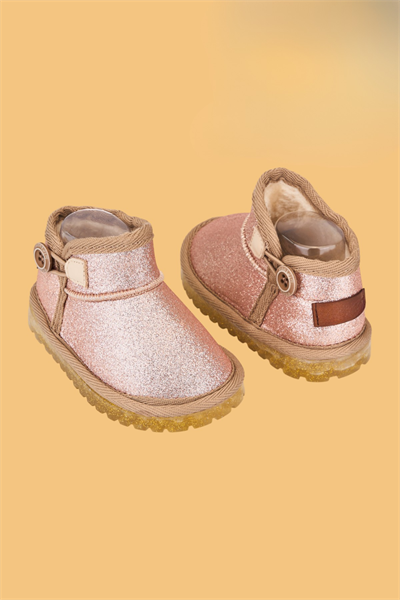 Kız Çocuk Simli Bot Altın – Ortopedik Taban