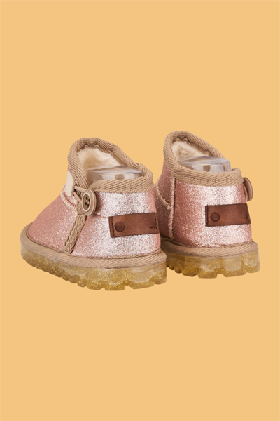 Kız Çocuk Simli Bot Altın – Ortopedik Taban