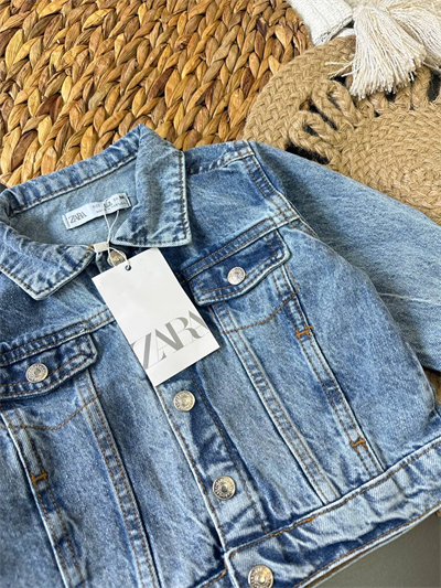 Klasik Mavi Denim Ceket – Unisex, 18 Ay – 6 Yaş