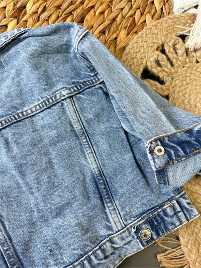 Klasik Mavi Denim Ceket – Unisex, 18 Ay – 6 Yaş