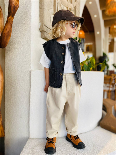 La Ciel Paris Balon Denim Pantolon (Krem)