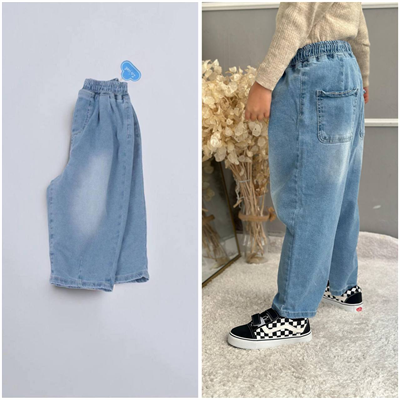 La Ciel Paris Balon Denim Pantolon - Mavi