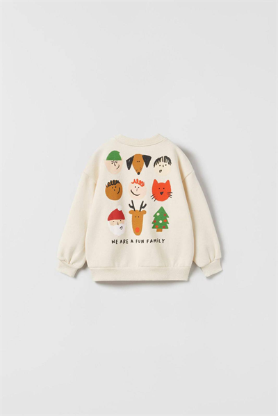 La Ciel Paris – Christmas Temalı Krem Takım, Unisex, 2–7 Yaş