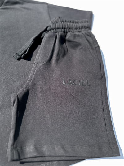 La Ciel Paris Çocuk Şortlu Takım – Siyah