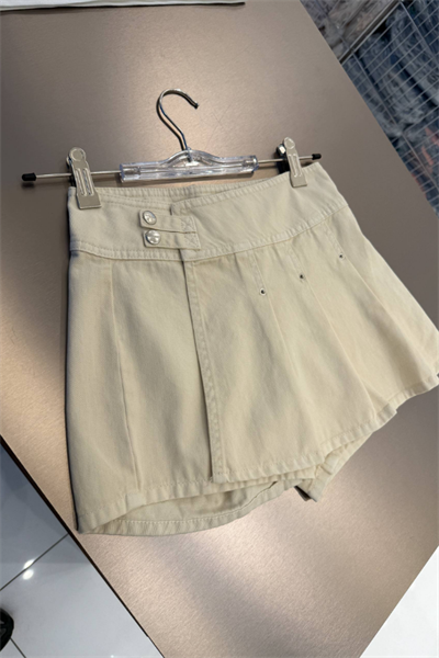 La Ciel Paris Kız Çocuk Denim Şort Etek Bej