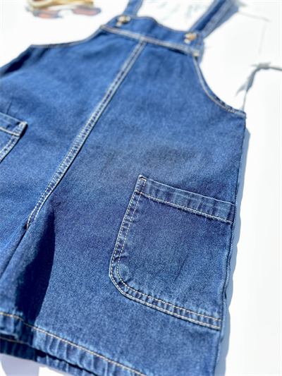 Kız Çocuk Denim Tulum Elbise