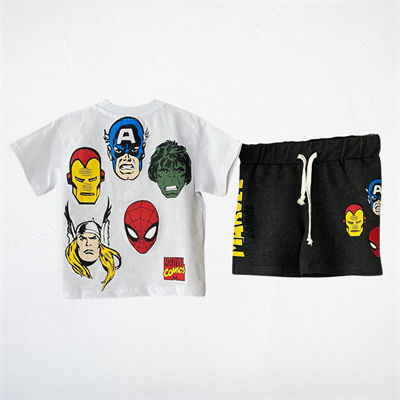 Marvel Comics 2li Takım (Beyaz-Siyah)