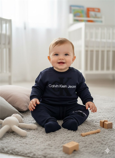 Nakış Logolu Pamuklu Takım – Bebek & Küçük Çocuk, 9 Ay – 4 Yaş