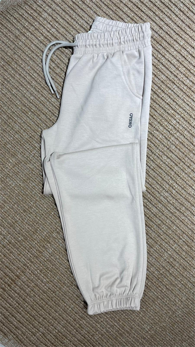 Neon Baskılı Açık Kahve Jogger Eşofman Altı – Kız Çocuk, 12–16 Yaş