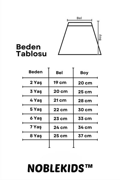 Pudra Yıldız Baskılı Kız Çocuk Tül Etek - Pauline
