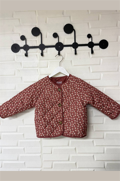 Kız Çocuk Yelek Hafif Elyaf Dolgulu