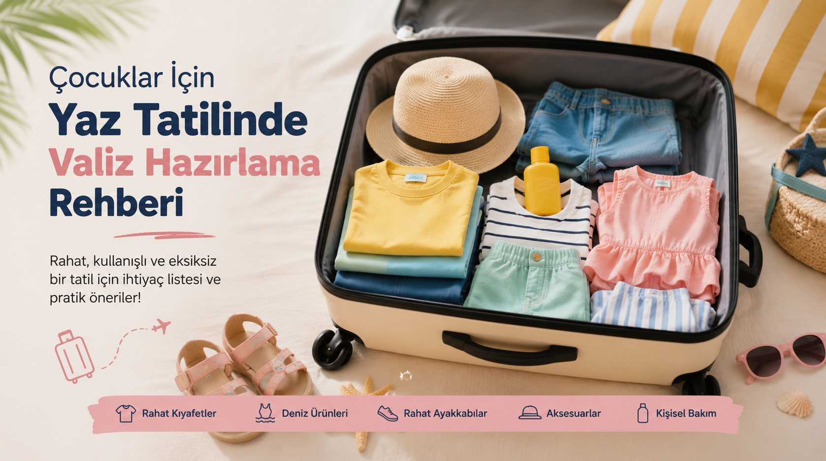 çocuk tatil valizi,çocuk valiz hazırlama,yaz tatili çocuk giyim,çocuk tatil kıyafetleri,çocuk seyahat rehberi,çocuk plaj kıyafetleri,yazlık çocuk kombinleri,çocuk tatil hazırlığı,aile tatili önerileri,çocuk yazlık giyim