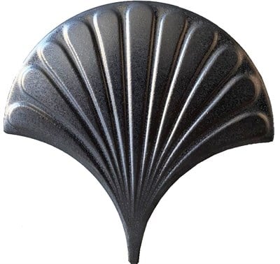 Armada Çini 17x17 cm Metalik İstiridye Balık Pulu Seramik 