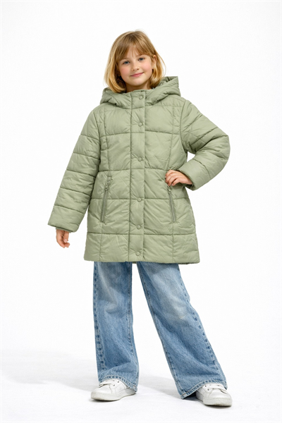 Kapşonlu Polar Astarlı Mont