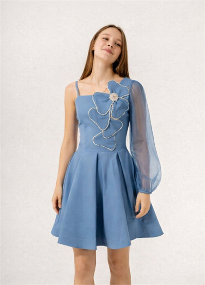 Krep Kumaş Kısa Abiye