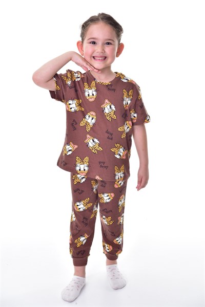 %100 Pamuk Interlok Kumaş Paw Patrol Kısa Kollu Kız Çocuk Pijama Takımı (3,4,5,6,7,8,9,10,11,12 YAŞ)