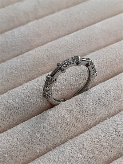 Zirkon Taşlı Yüzük Silver